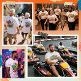 5 Pack Sublimation T-Shirts Bulk – Unisex White Polyester for Heat Transfer - XL